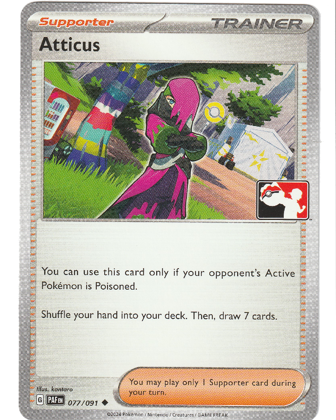 Atticus 077/091 - Non Holo - Stamped