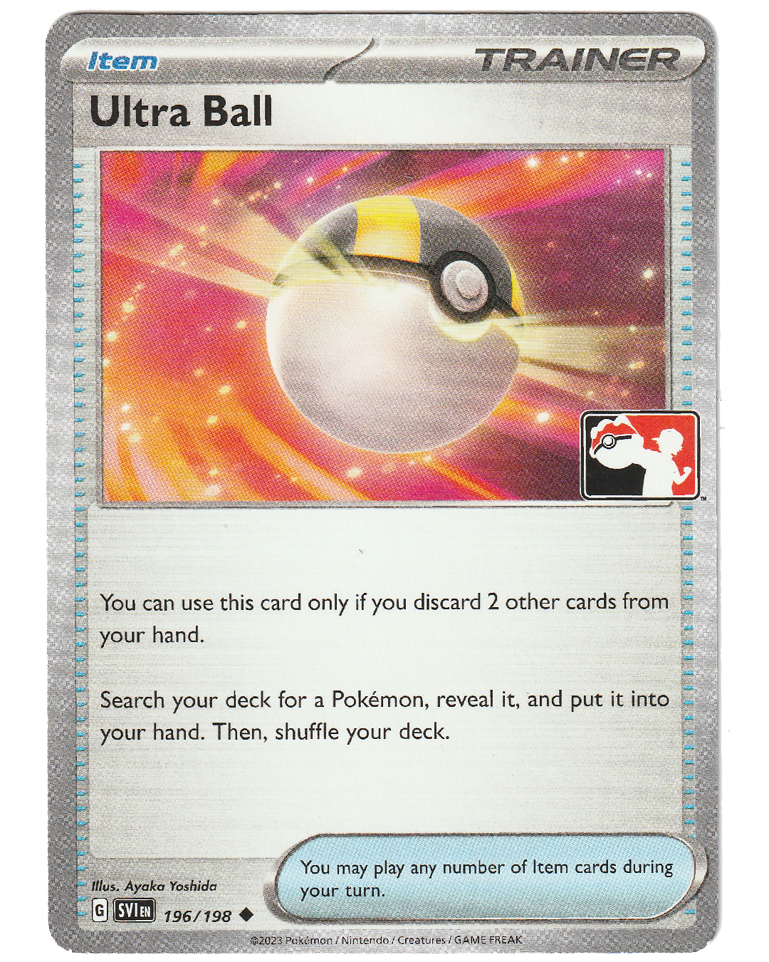 Ultra ball 196/198 - Non Holo - Stamped