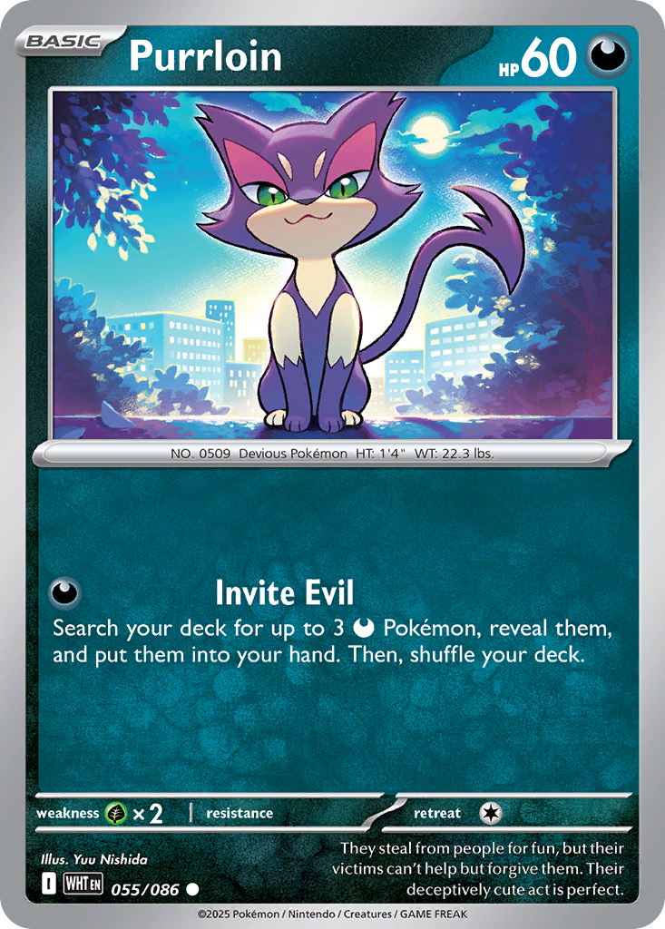 Purrloin 055/086 - Reverse Holo