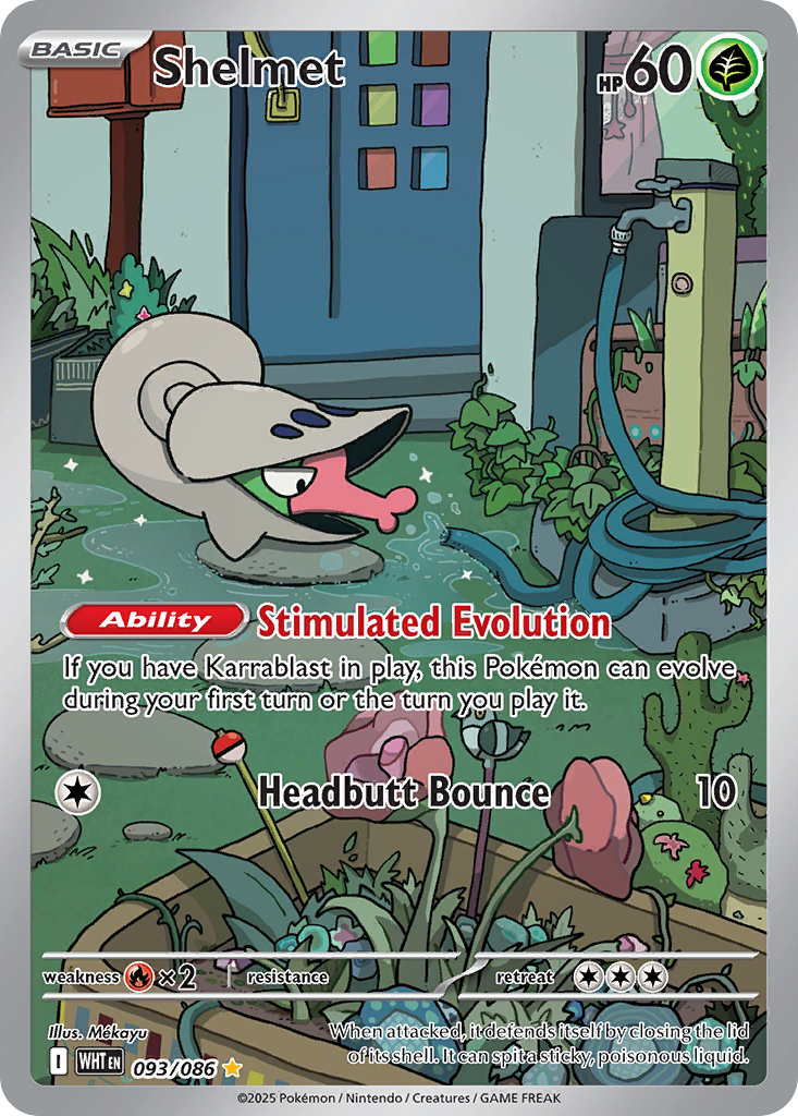 Shelmet 093/086 - Reverse Holo