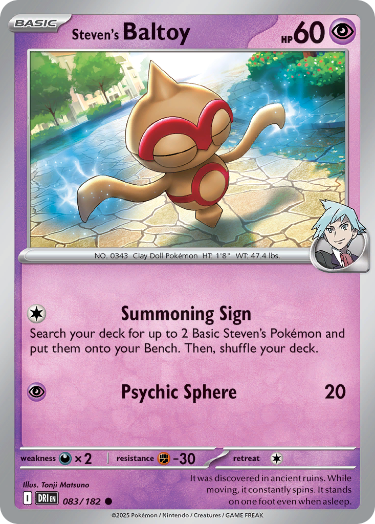 Steven’s Baltoy 083/182 - Reverse Holo