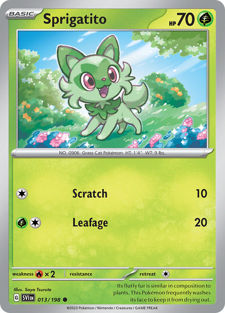 Sprigatito 013/198 - Reverse Holo