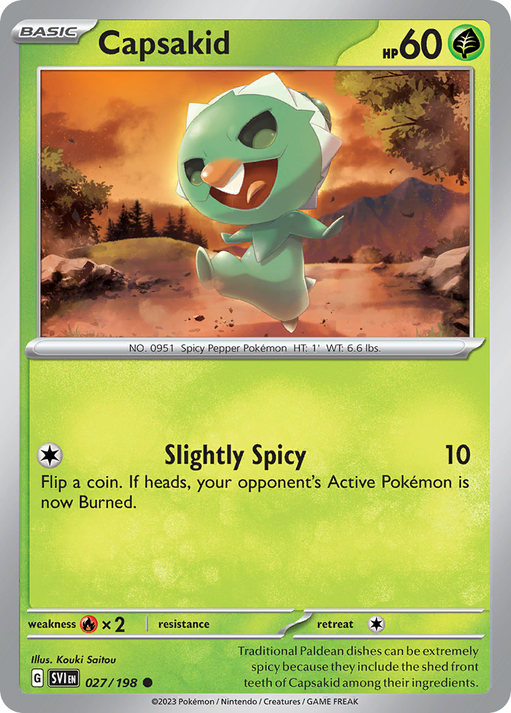 Capsakid 027/198 - Reverse Holo