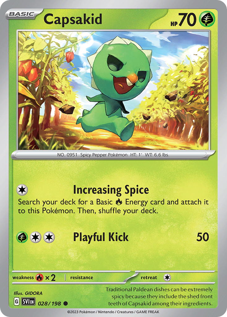 Capsakid 028/198 - Reverse Holo