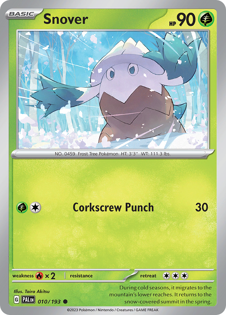 Snover 010/193 - Reverse Holo