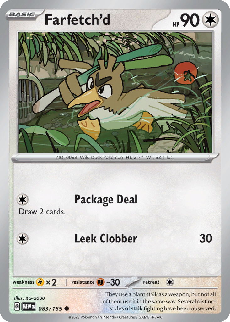 Farfetch’d 083/165 - Reverse Holo