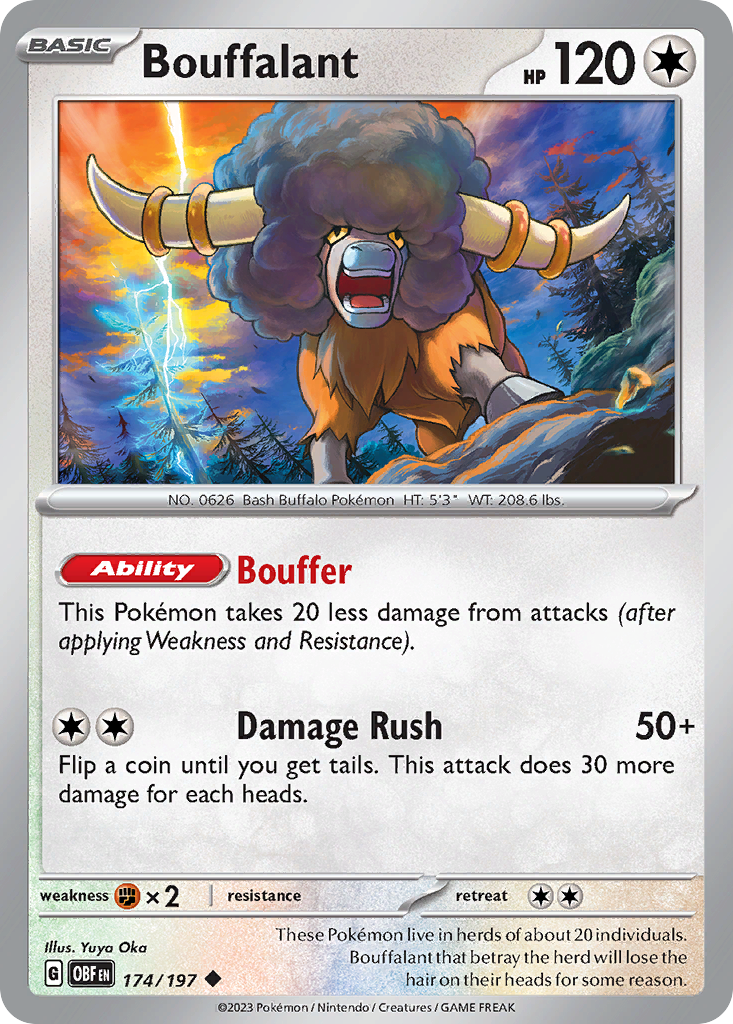 Bouffalant 174/197 - Reverse Holo