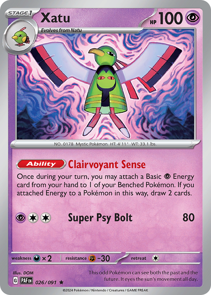 Xatu 026/091 - Reverse Holo