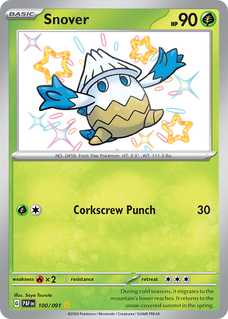Snover 100/091 - Reverse Holo
