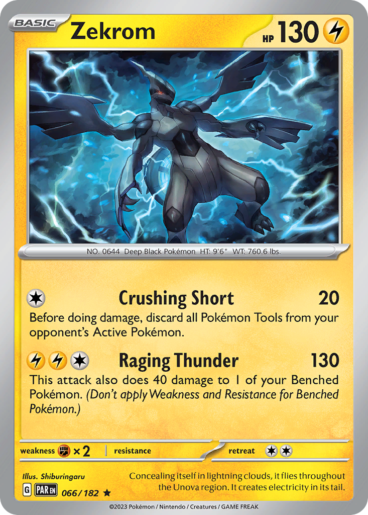 Zekrom 066/182 - Reverse Holo