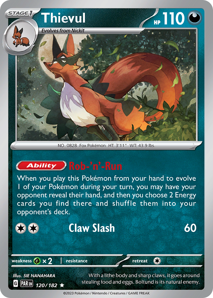 Thievul 120/182 - Reverse Holo