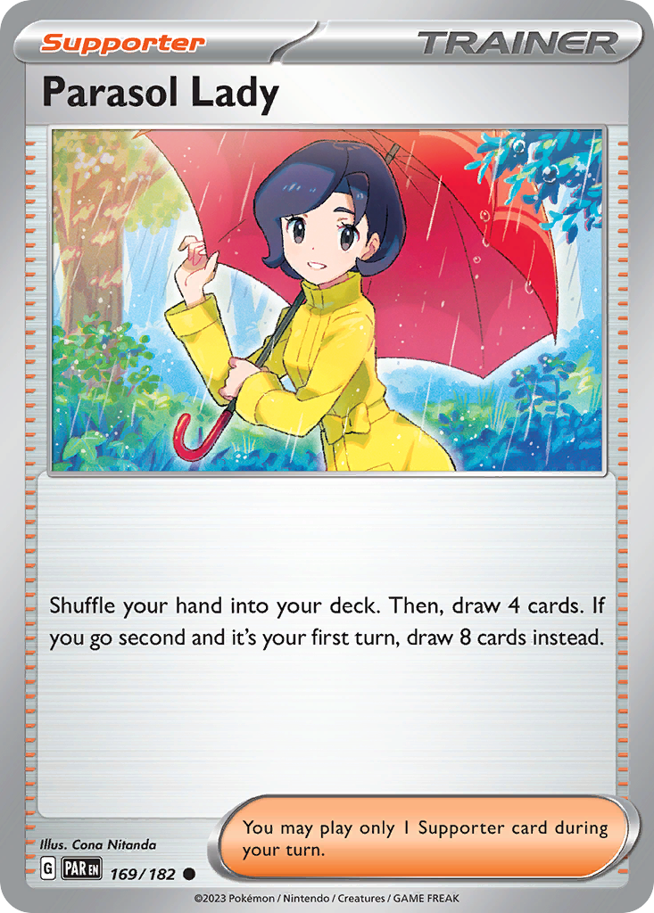 Parasol Lady 169/182 - Reverse Holo
