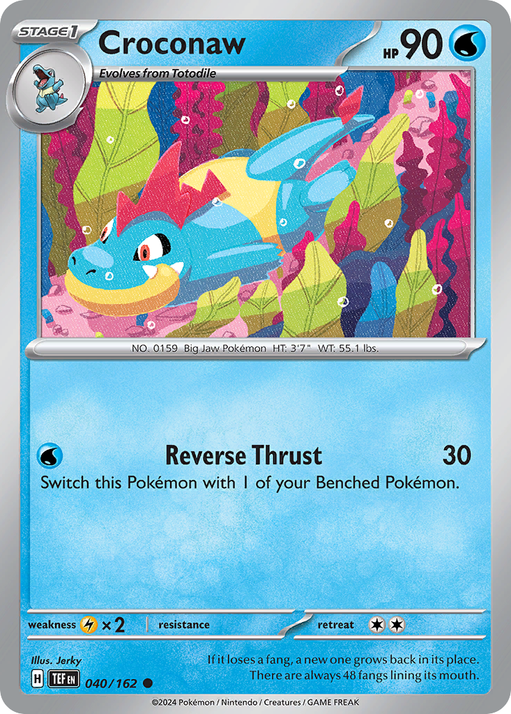 Croconaw 040/162 - Reverse Holo