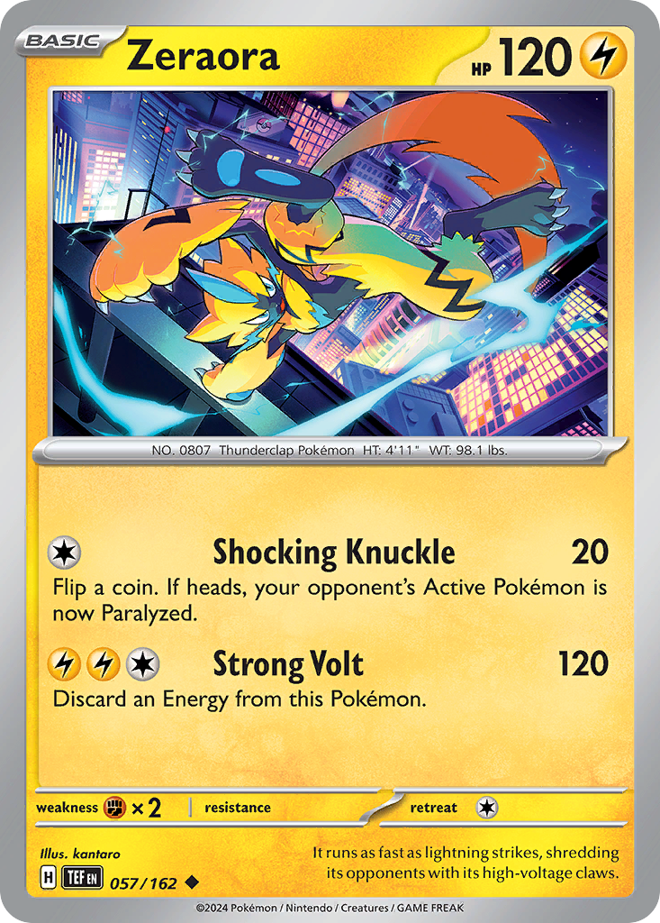 Zeraora 057/162 - Reverse Holo
