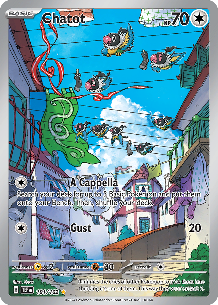 Chatot 181/162 - Reverse Holo