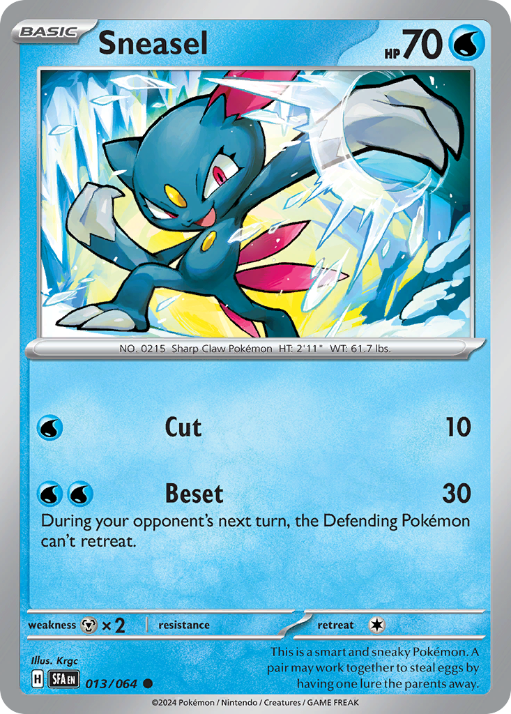 Sneasel 013/064 - Reverse Holo