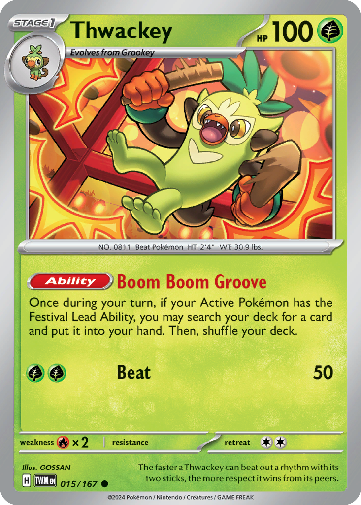 Thwackey 015/167 - Reverse Holo