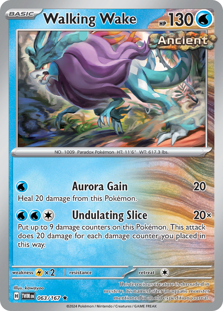 Walking Wake 063/167 - Reverse Holo