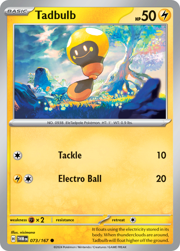 Tadbulb 073/167 - Reverse Holo