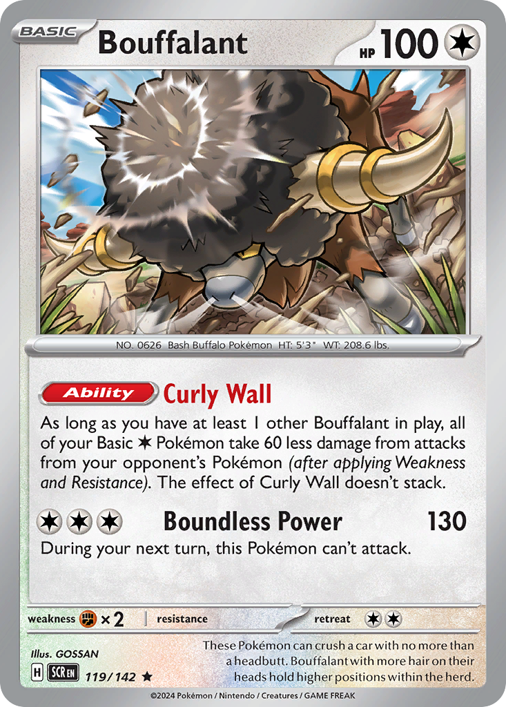 Bouffalant 119/142 - Reverse Holo
