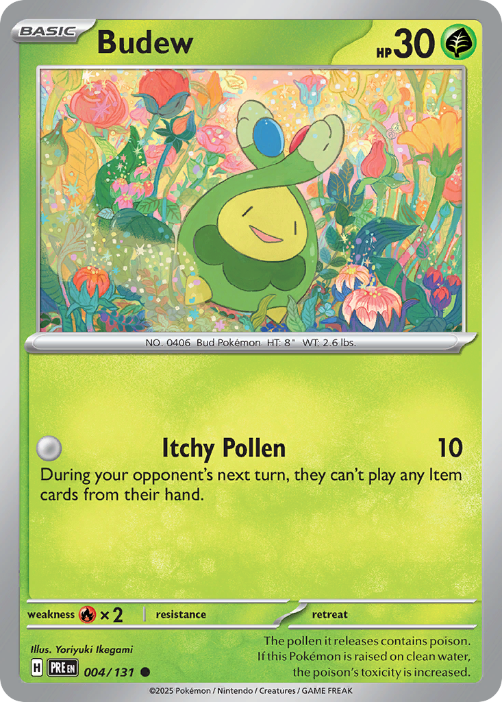 Budew 004/131 - Poke ball Holo