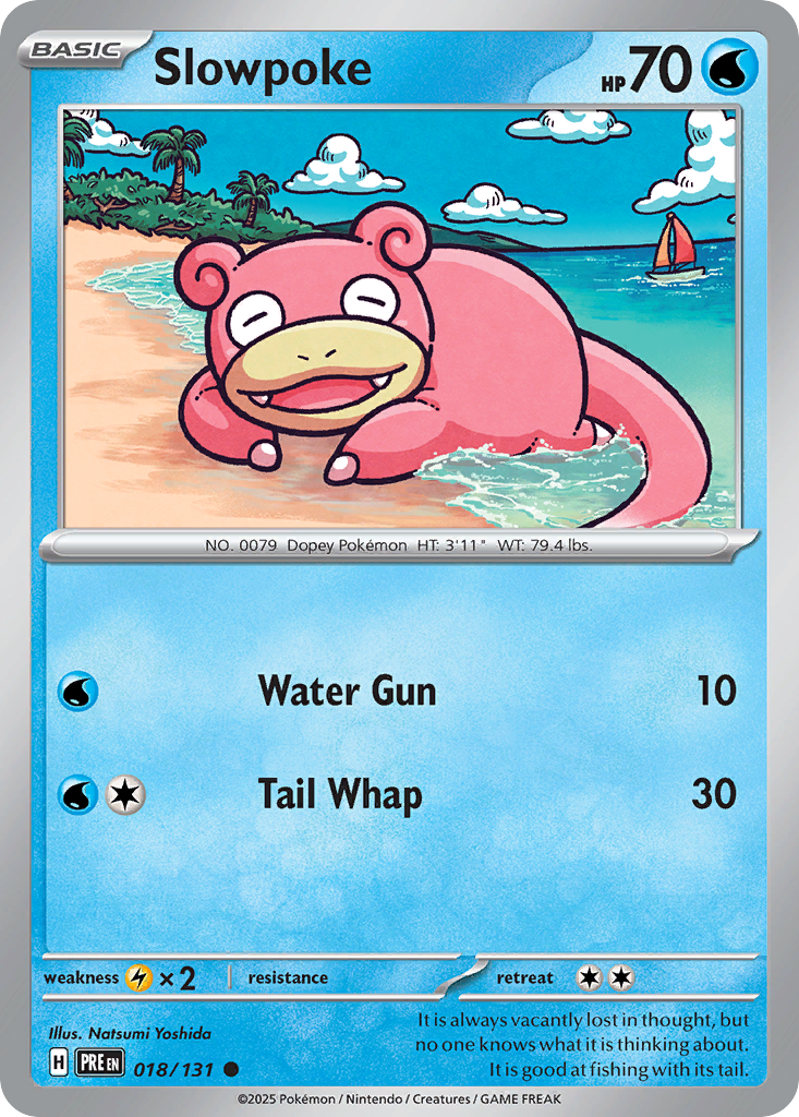 Slowpoke 018/131 - Reverse Holo