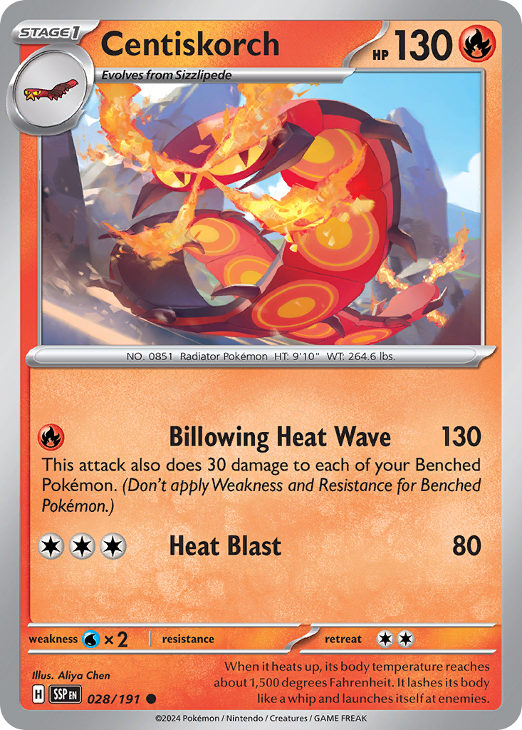 Centiskorch 028/191 - Reverse Holo