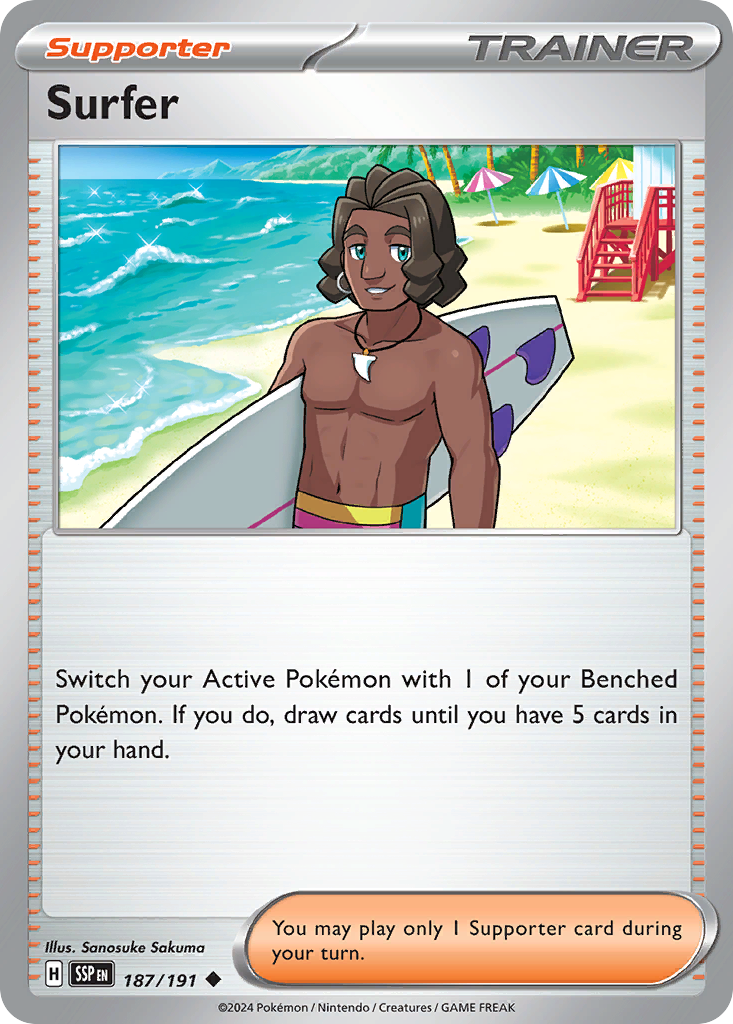 Surfer 187/191 - Reverse Holo