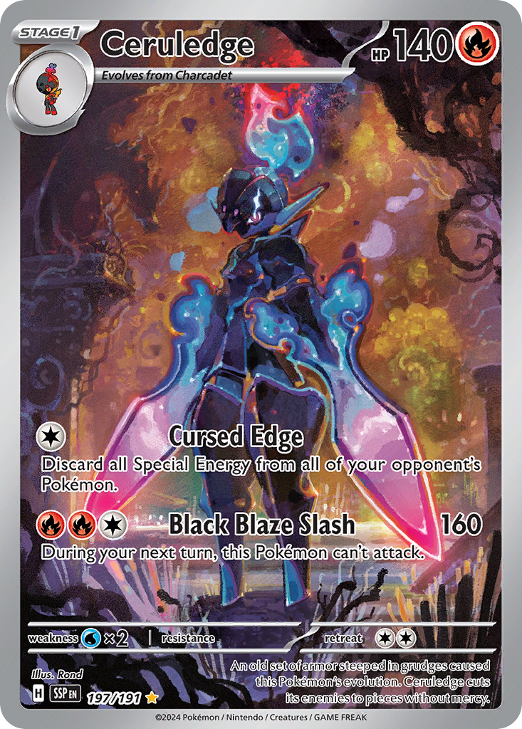 Ceruledge 197/191 - Reverse Holo