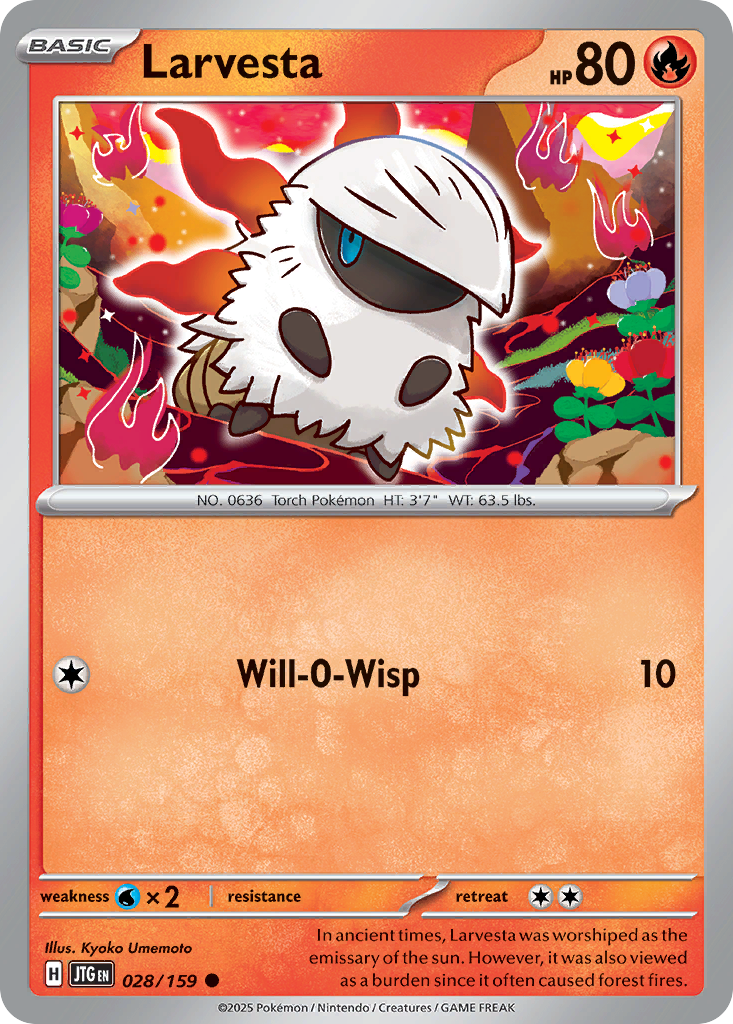 Larvesta 028/159 - Reverse Holo