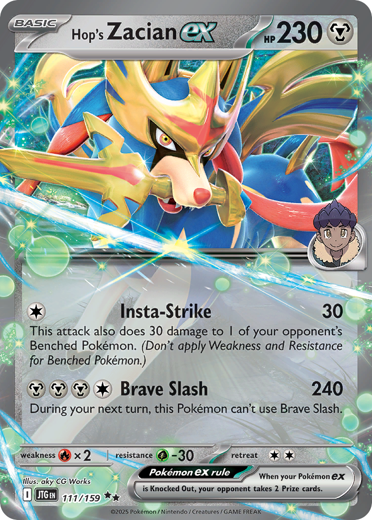 Hop’s Zacian ex 111/159