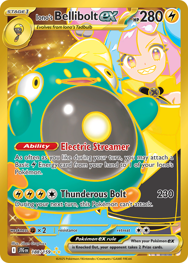 Iono’s Bellibolt ex 188/159