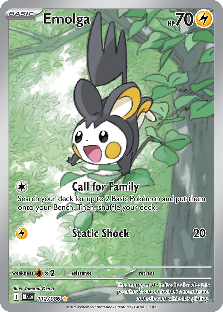 Emolga 112/086 - Reverse Holo