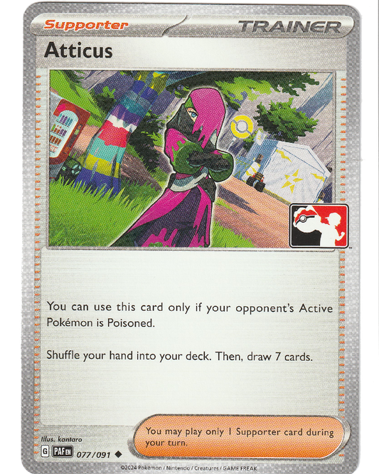 Atticus 077/091 - Non Holo - Stamped