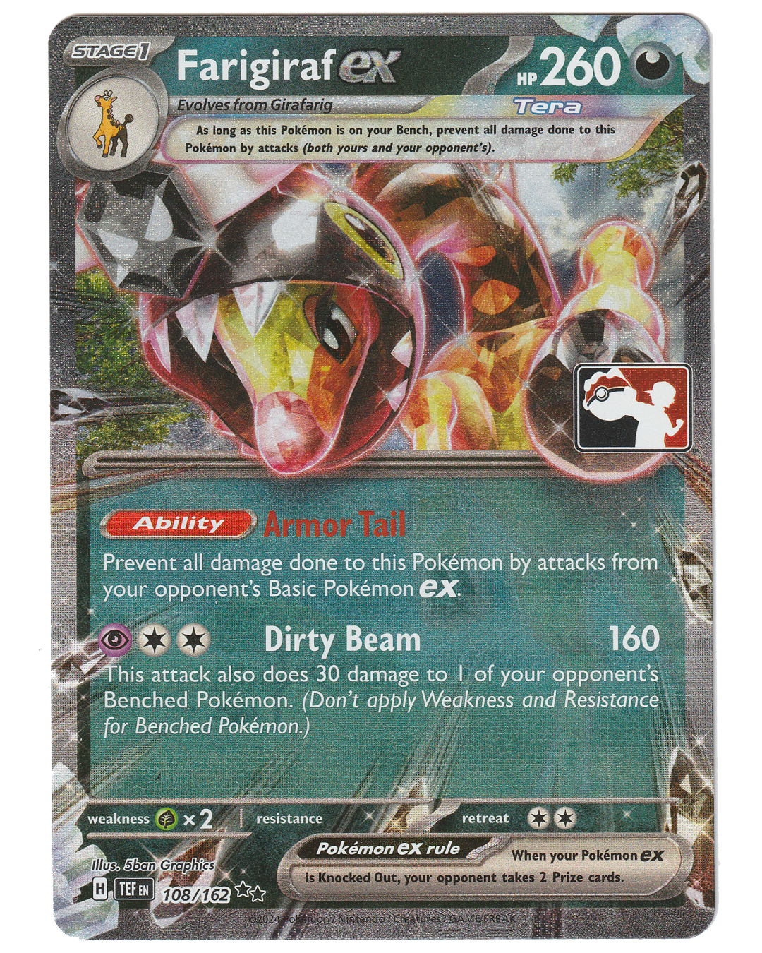 Farigiraf ex 108/162  - Stamped