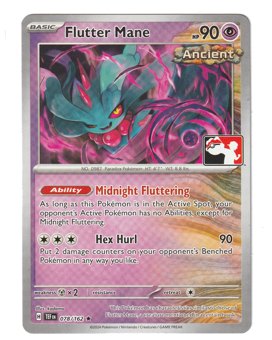 Flutter Mane 078/162 - Non Holo - Stamped