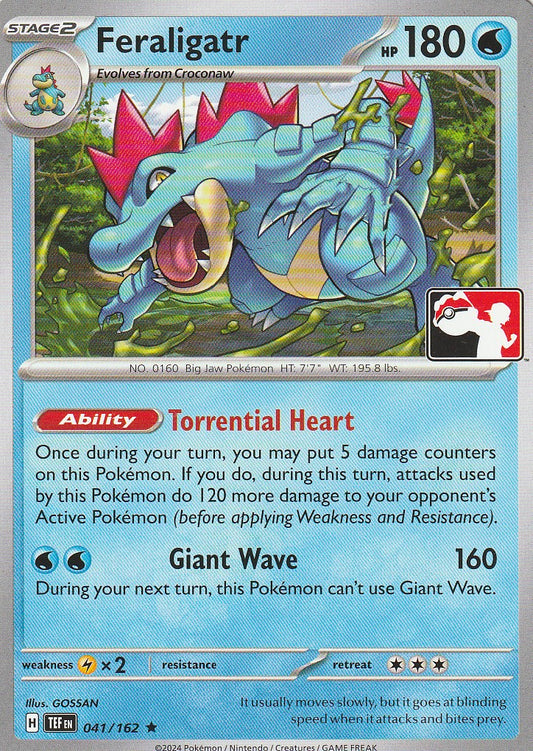 Feraligatr 041/162  - Non Holo  - Stamped