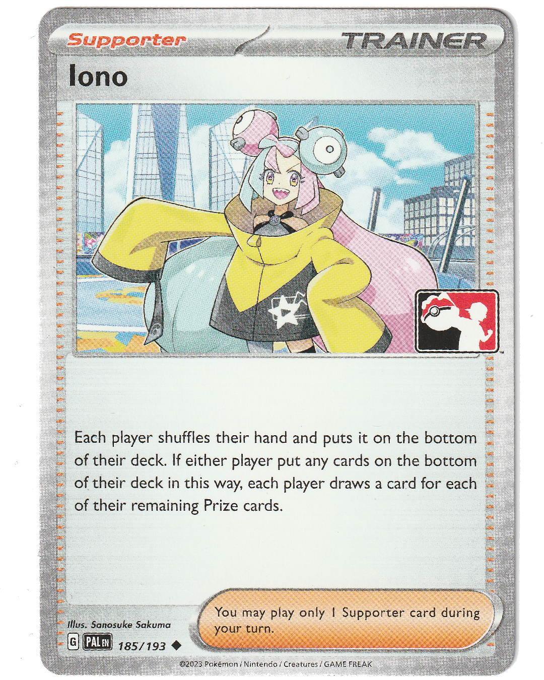 Iono 185/195 - Non Holo - Stamped