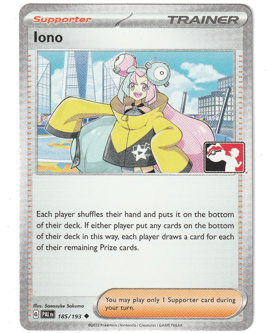 Iono 185/195 - Non Holo - Stamped