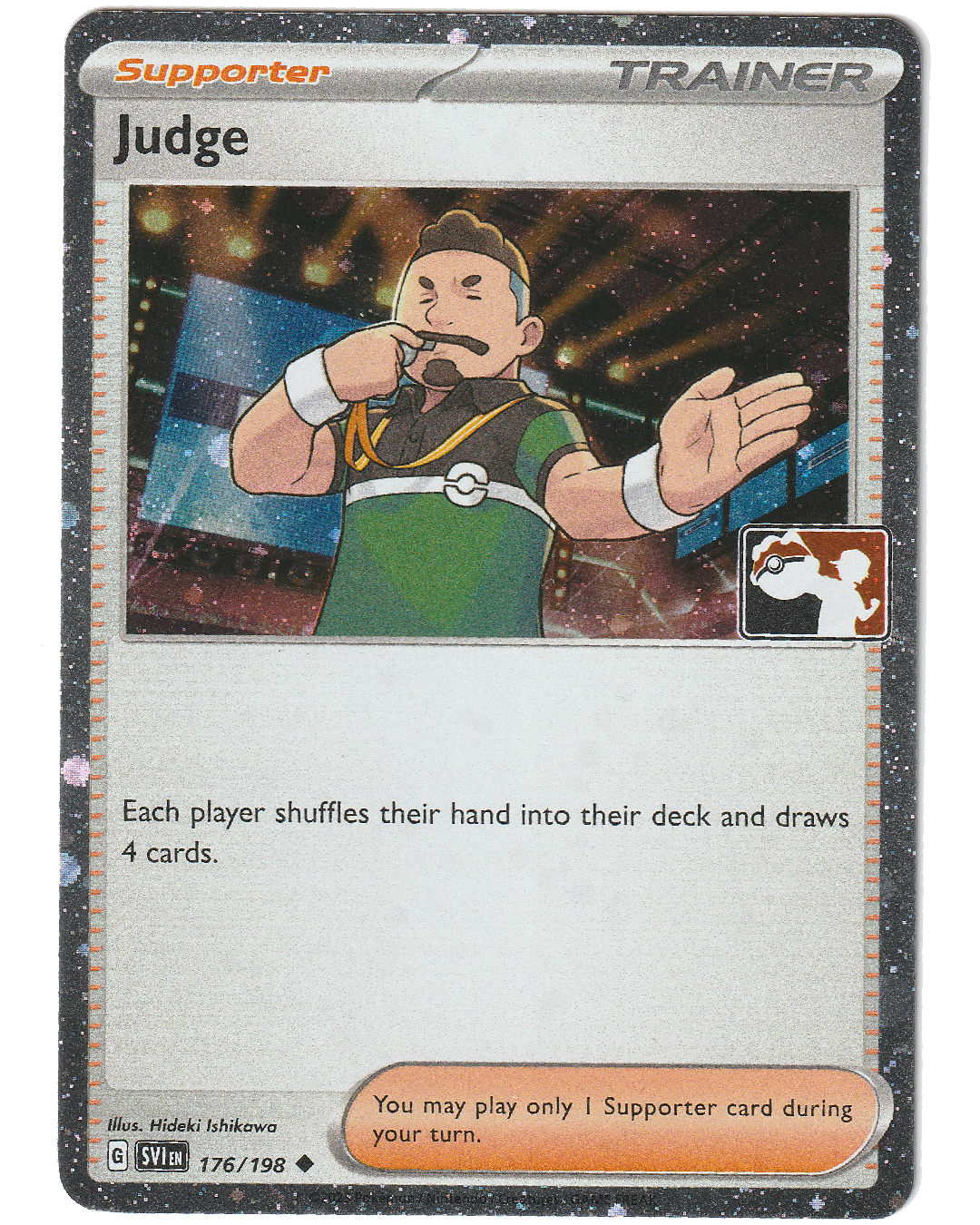 Judge 176/198 - Cosmic Holo Foil - Stamped