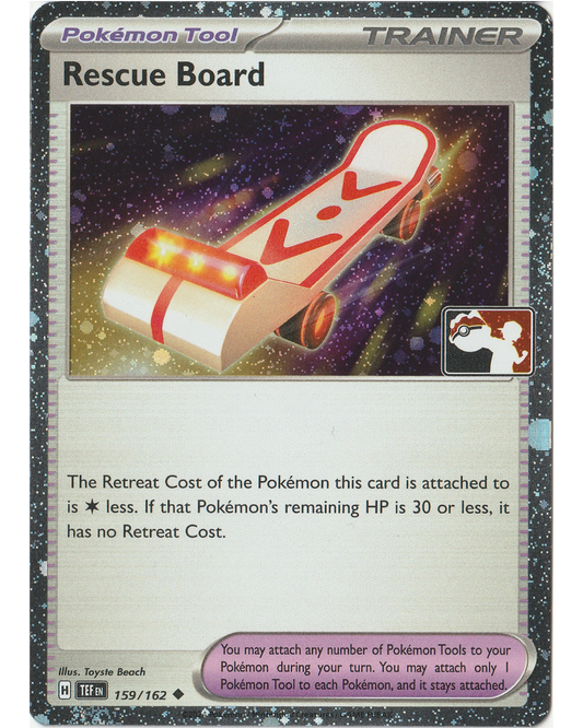 Rescue Board 159/162 - Cosmic Holo Foil - Stamped
