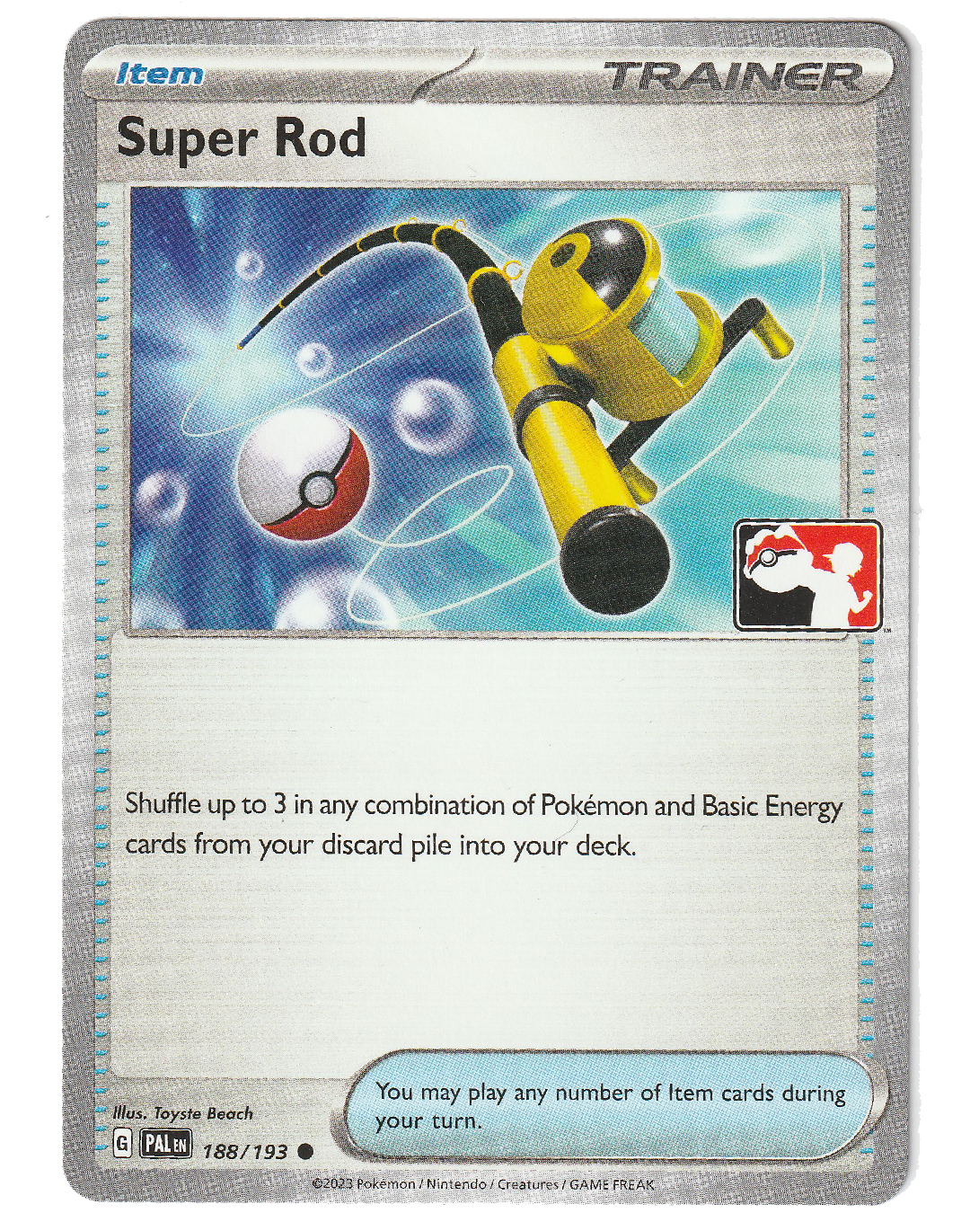 Super Rod 188/195 - Non Holo - Stamped