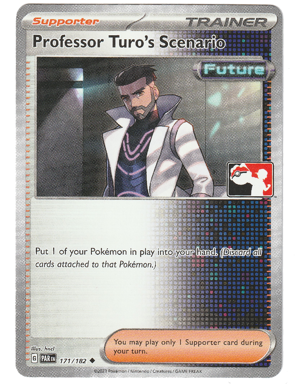 Professor Turo's Scenario 171/182 - Non Holo - Stamped