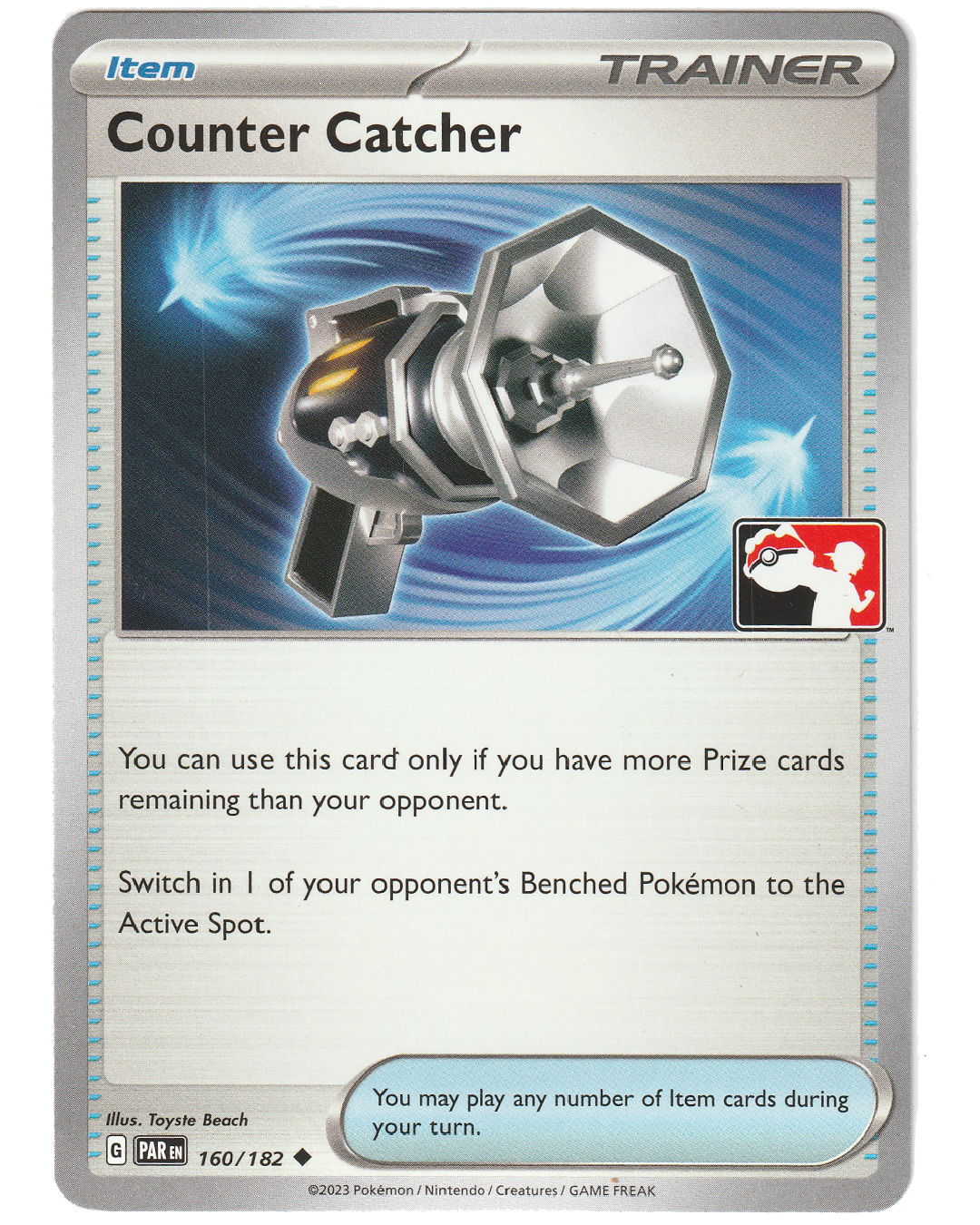 Counter Catcher 160/182 - Non Holo - Stamped