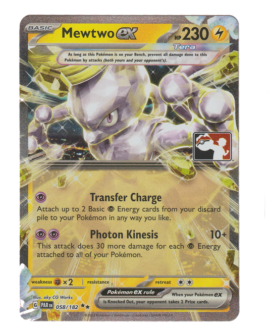 Mewtwo ex 058/182 - Stamped