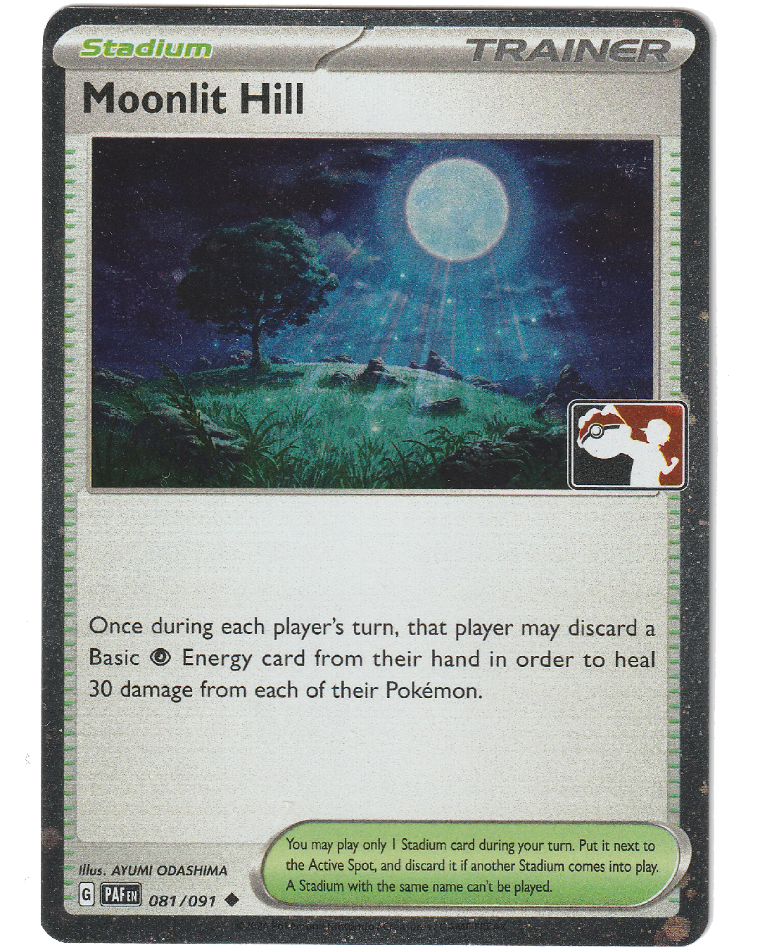 Moonlit Hill 071/091 - Cosmic Holo Foil - Stamped