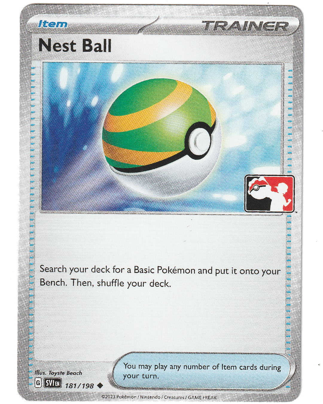 Nest Ball 181/198 - Non Holo - Stamped