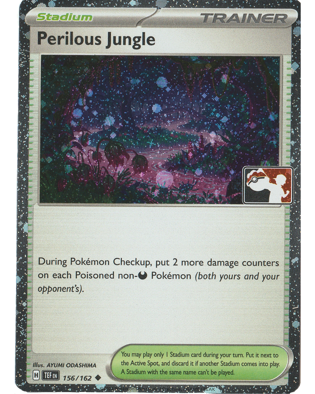 Perilous Jungle 156/162 - Cosmic Holo Foil - Stamped