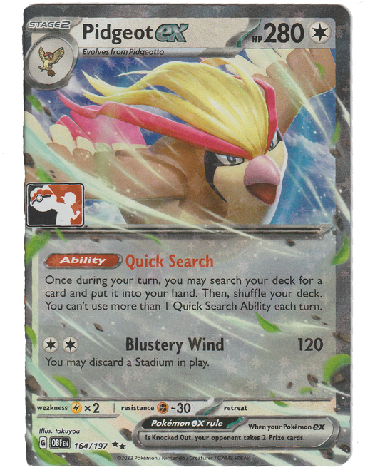 Pidgeot ex 164/197 - Stamped