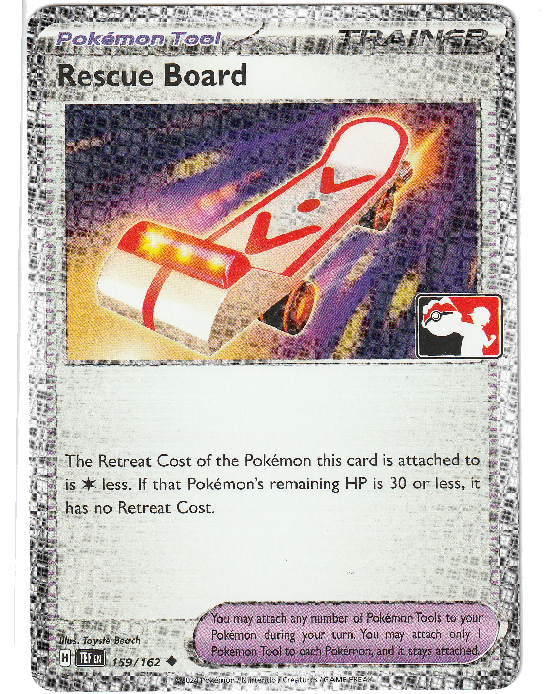Rescue Board 159/162 - Non Holo - Stamped